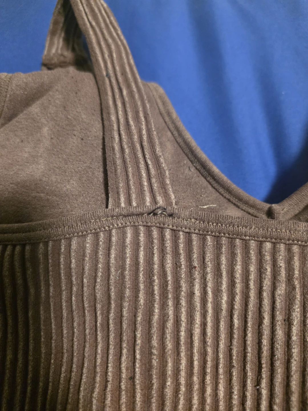 Ribbed V-Neck Tank Top - photo 3