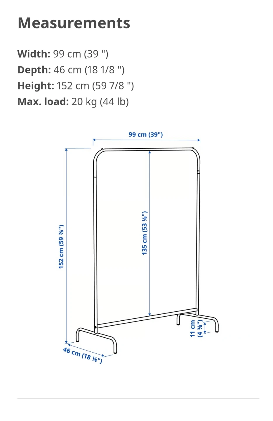 Ikea Mulig Clothes Rack - photo 3