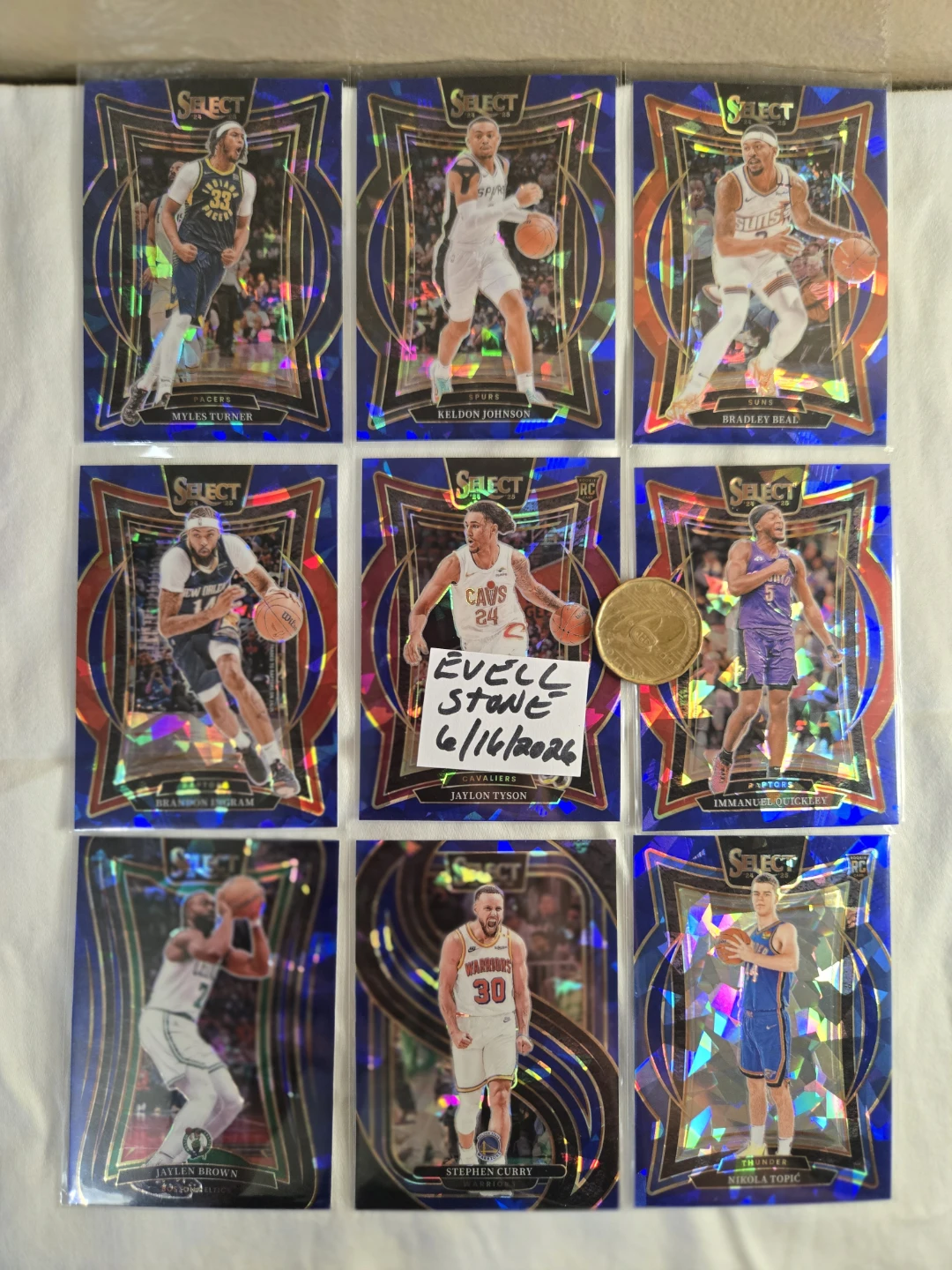 Assorted 2024 Topps Chrome Basketball Cards