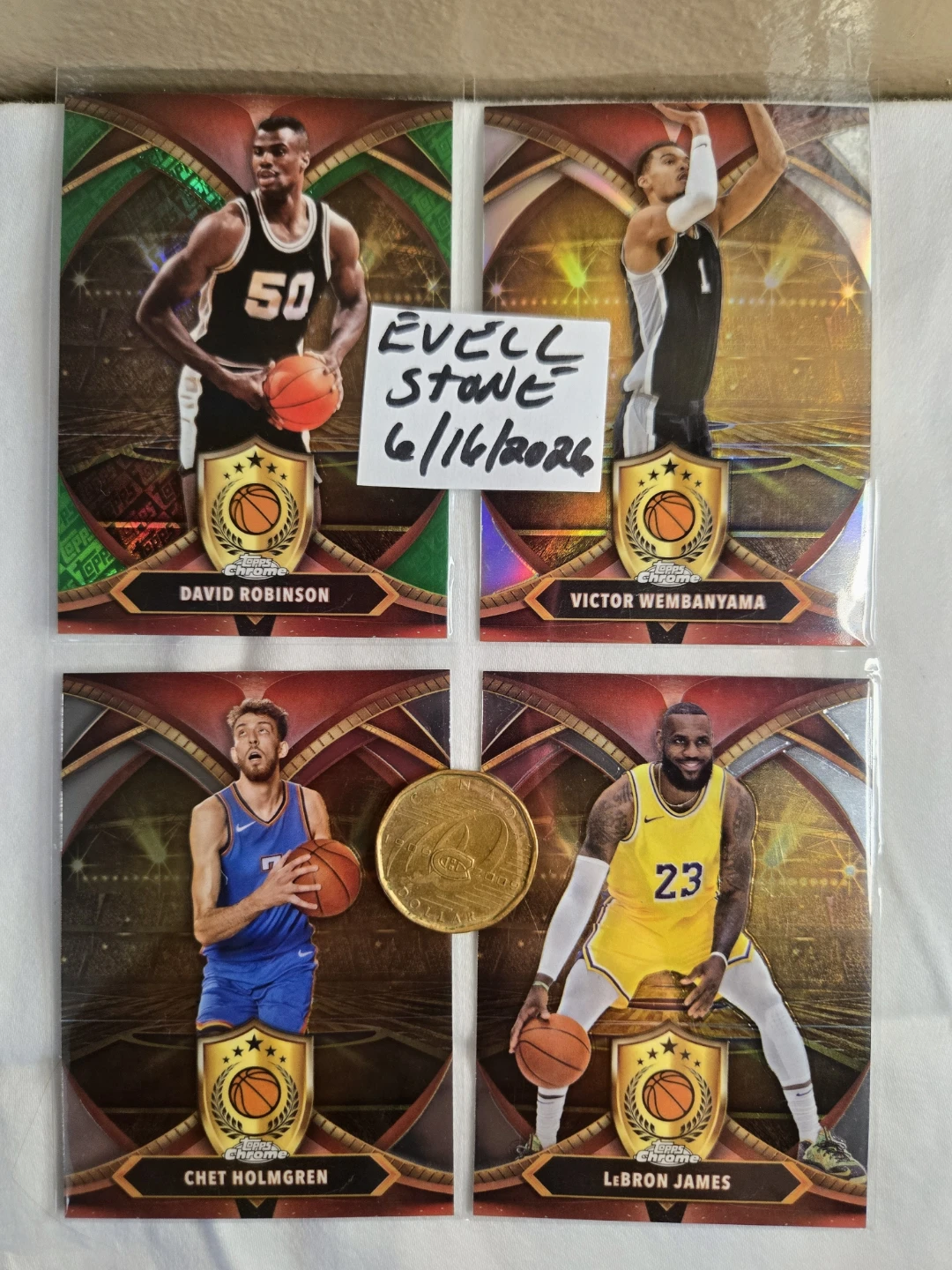 Assorted 2024 Topps Chrome Basketball Cards - photo 2