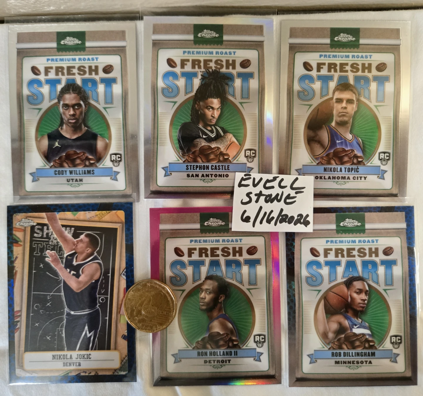 Assorted 2024 Topps Chrome Basketball Cards - photo 3