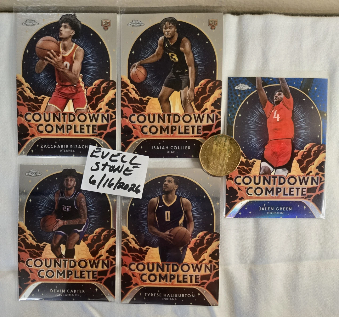 Assorted 2024 Topps Chrome Basketball Cards - photo 4