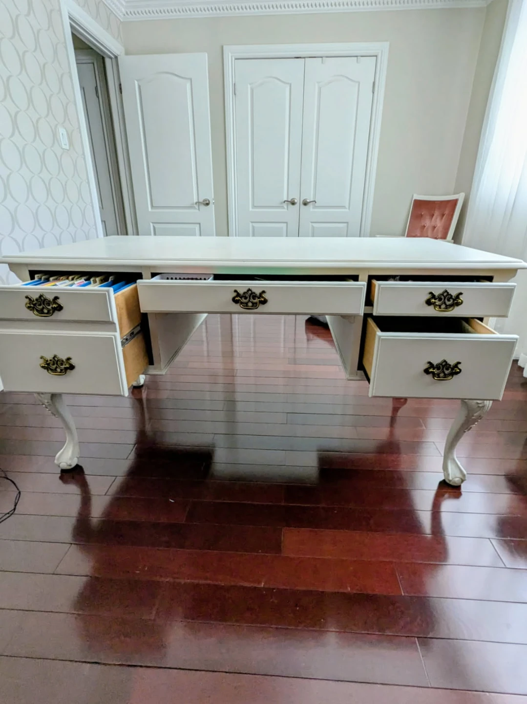 Desk with 6 Drawers - photo 2