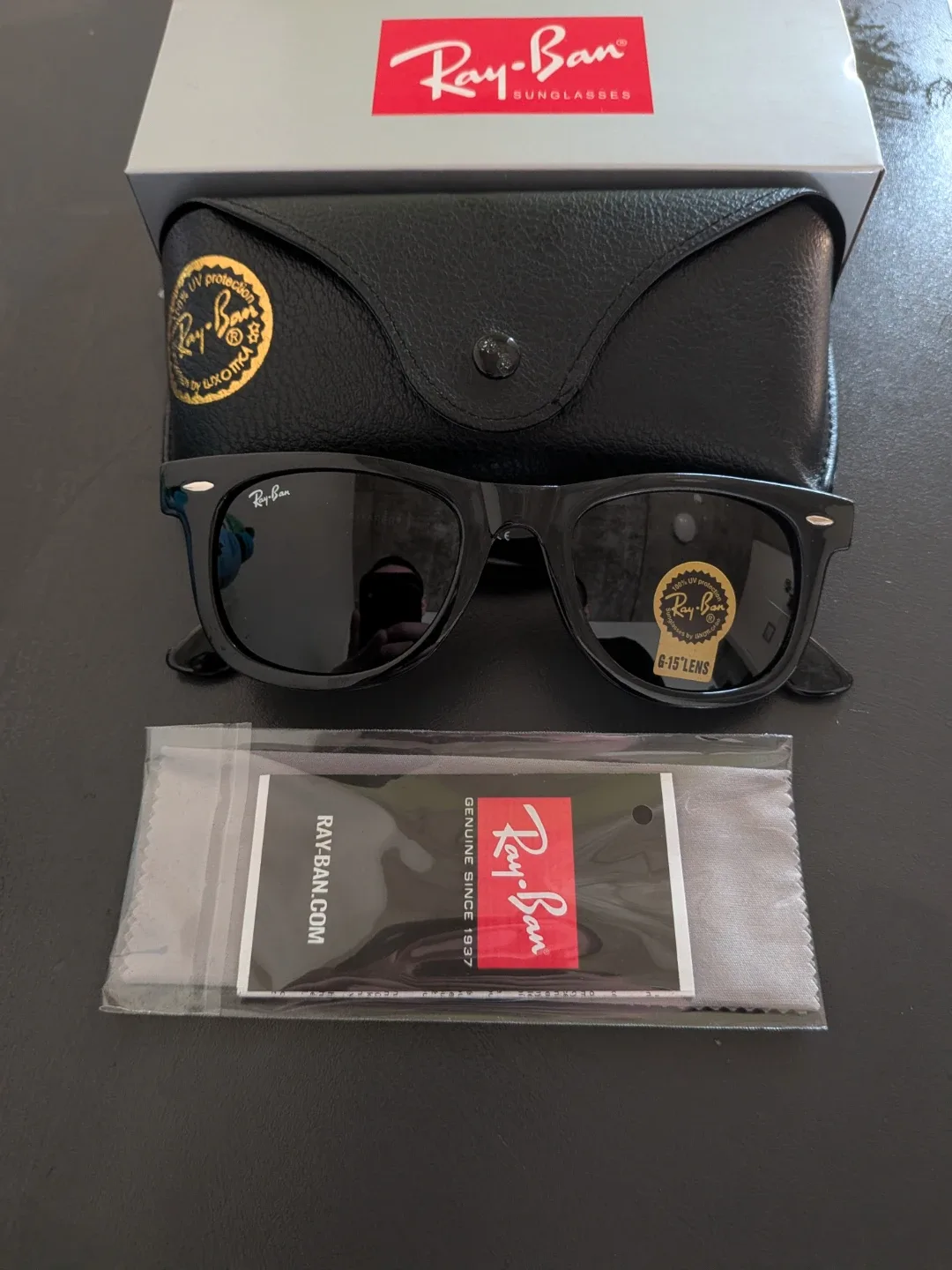 Ray-Ban Wayfarer Sunglasses RB 2140-F 50mm