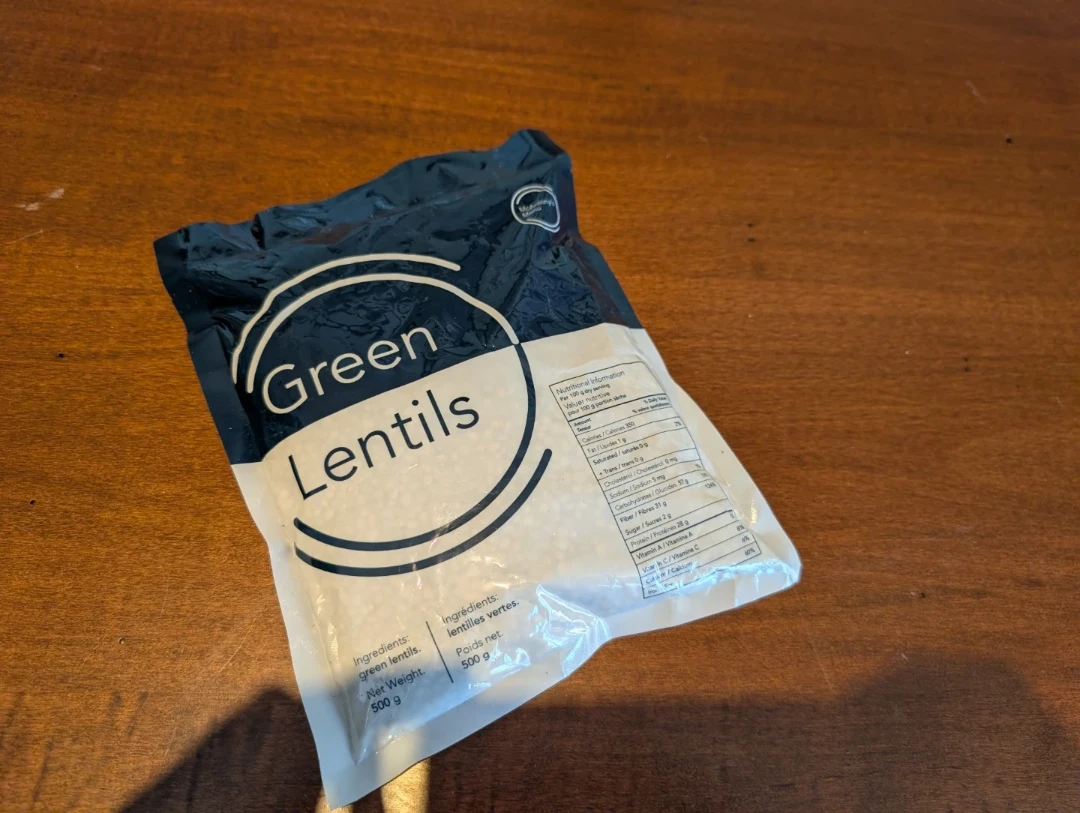 Green Lentils 500g Bag