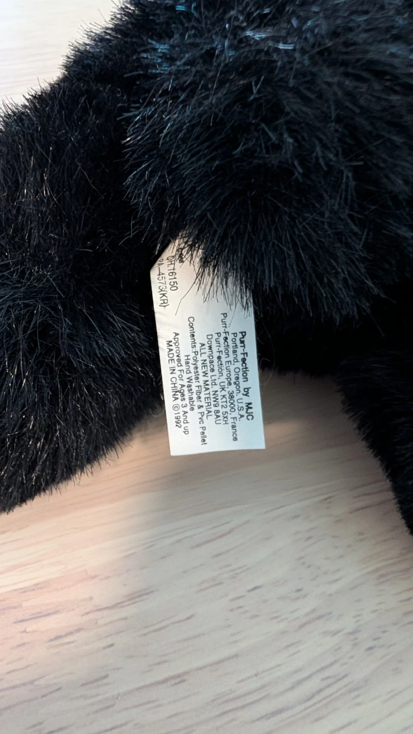 Brand New Black Plush Bear - photo 2