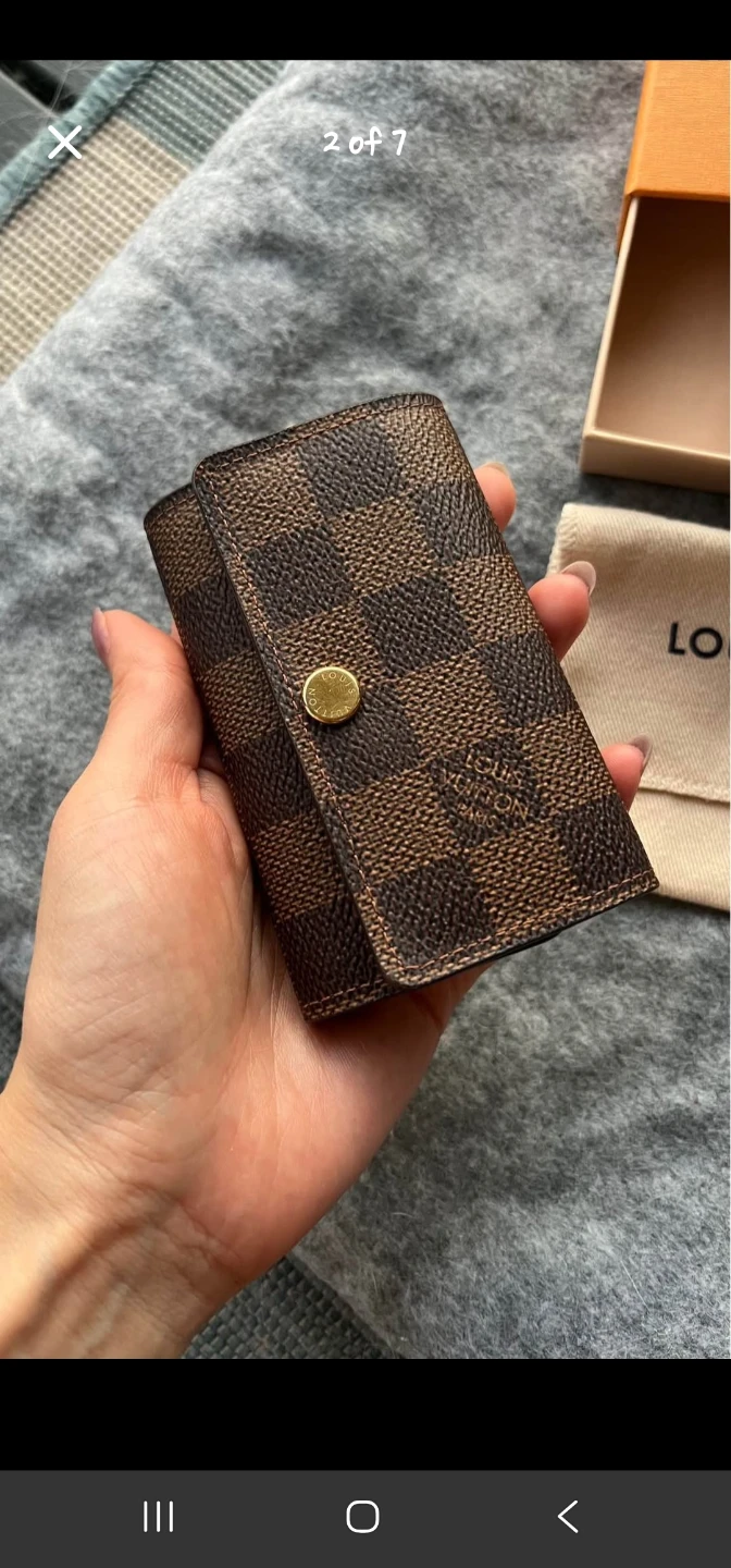 Louis Vuitton Damier Ebene 6 Key Holder