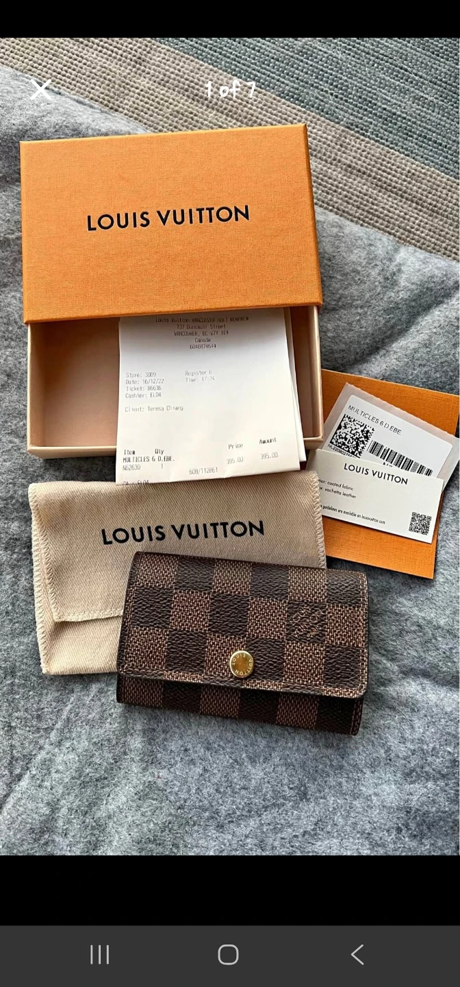 Louis Vuitton Damier Ebene 6 Key Holder - photo 4