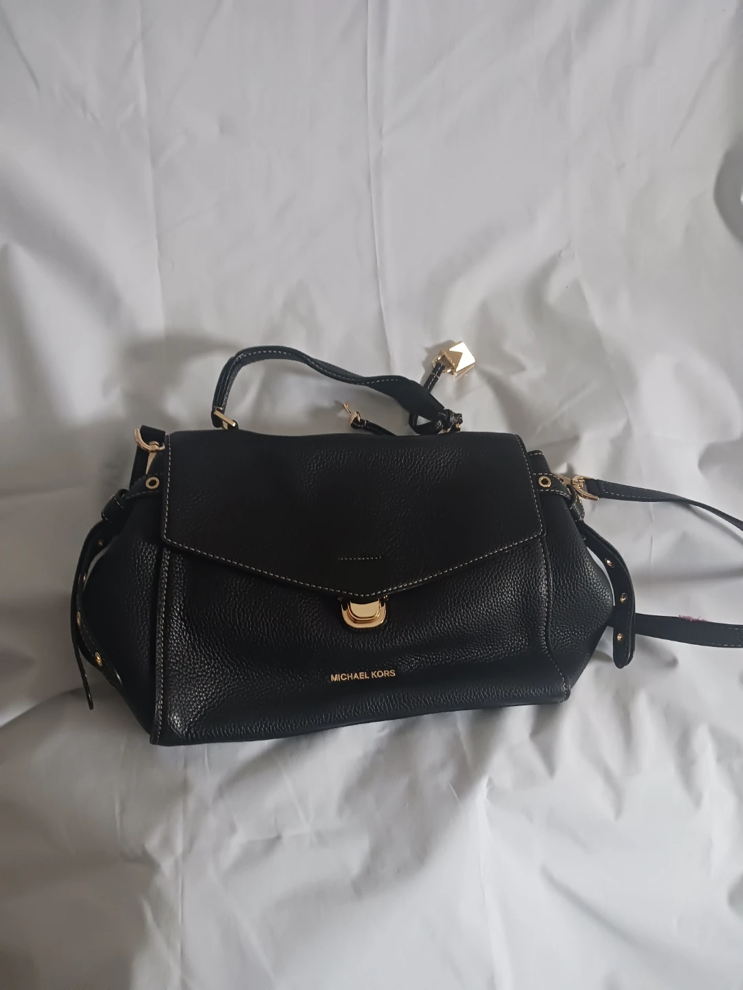 Michael Kors Black Leather Handbag