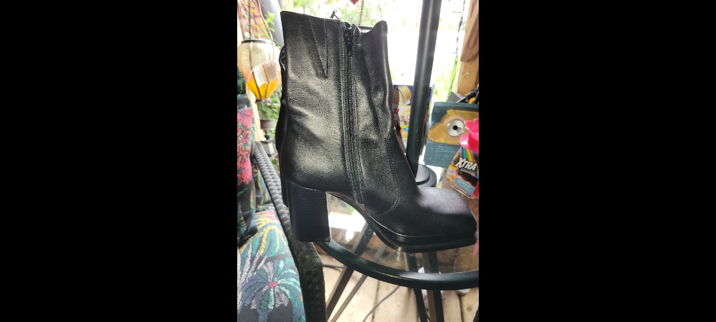 MNG Black Heeled Ankle Boots - photo 4