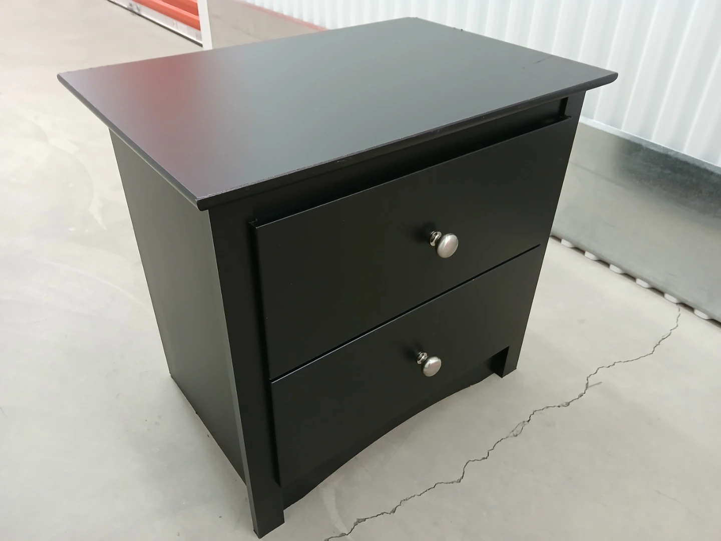 Two-Drawer Nightstand, wooden bedside table - photo 2
