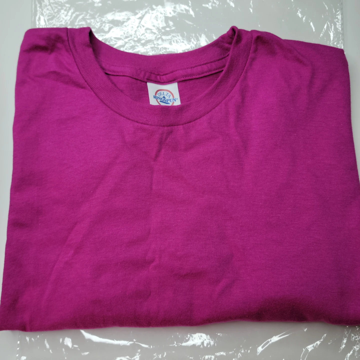 Delta Ring Spun T-Shirt - Pink⚽️