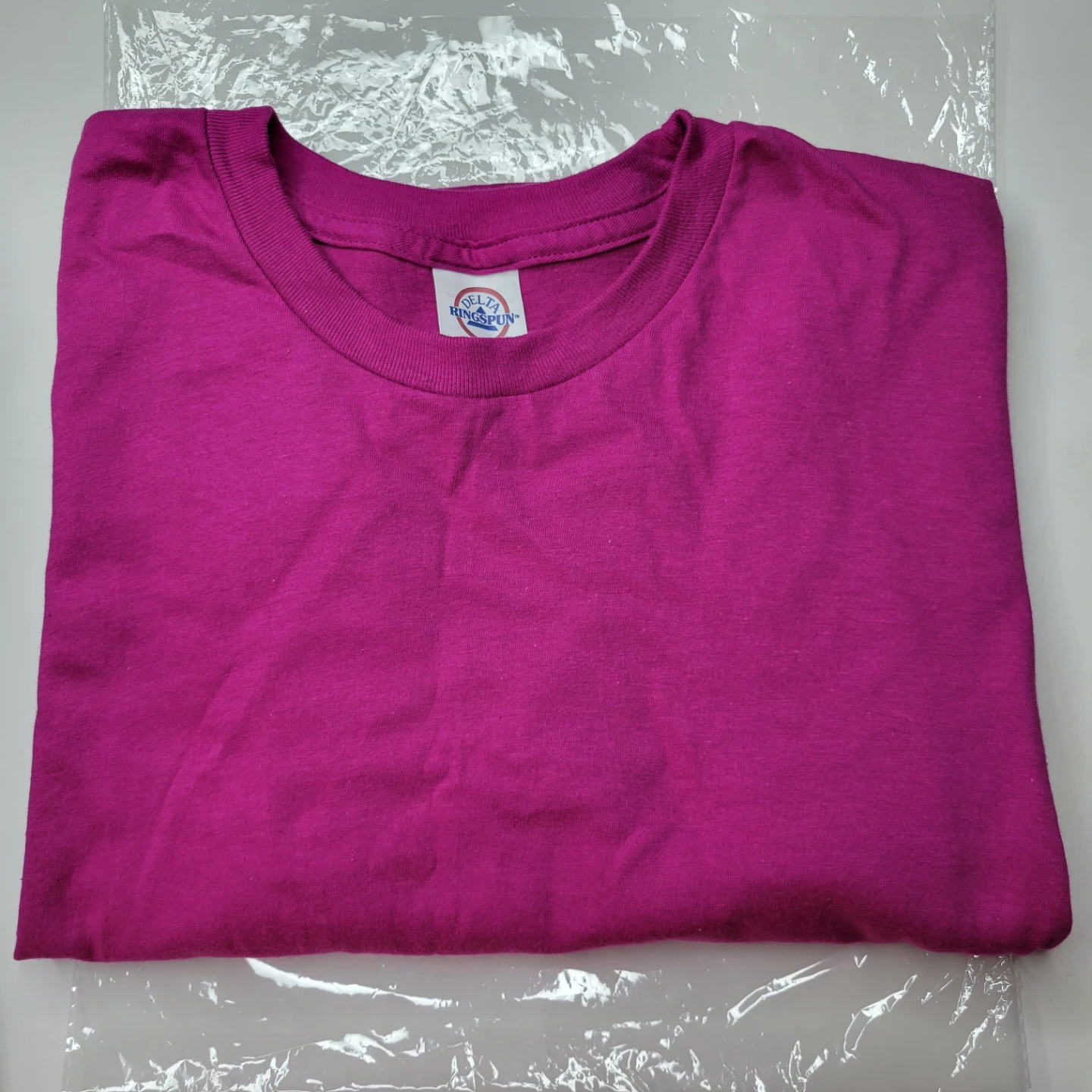 Delta Ring Spun T-Shirt - Pink⚽️ - photo 3