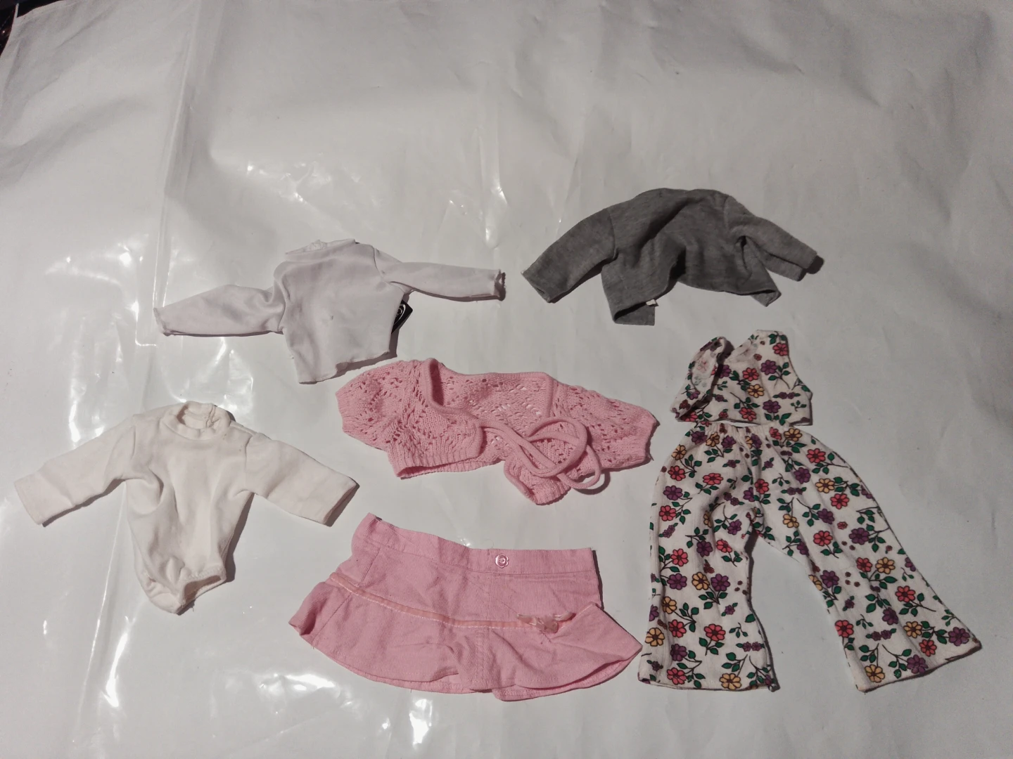 Doll Clothes Assortment - Tops, Bottoms, and Sweater