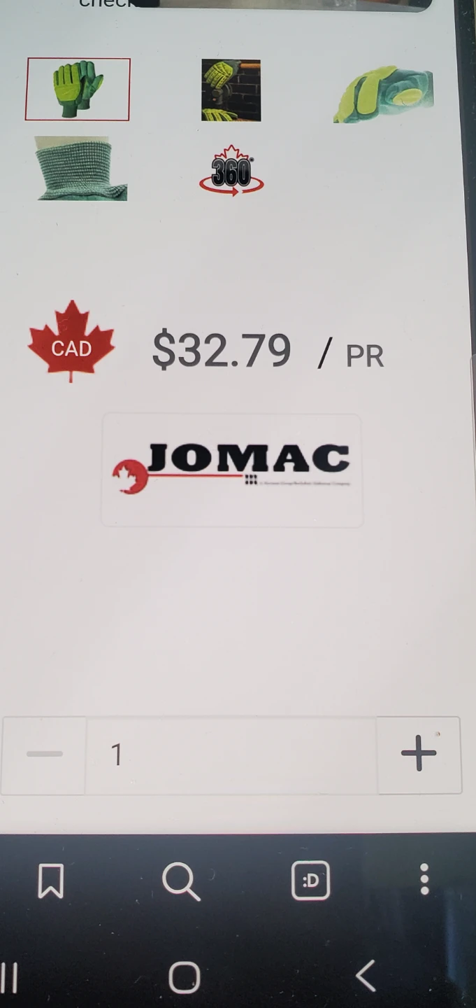Jomac SGK Striker Work Gloves - photo 3