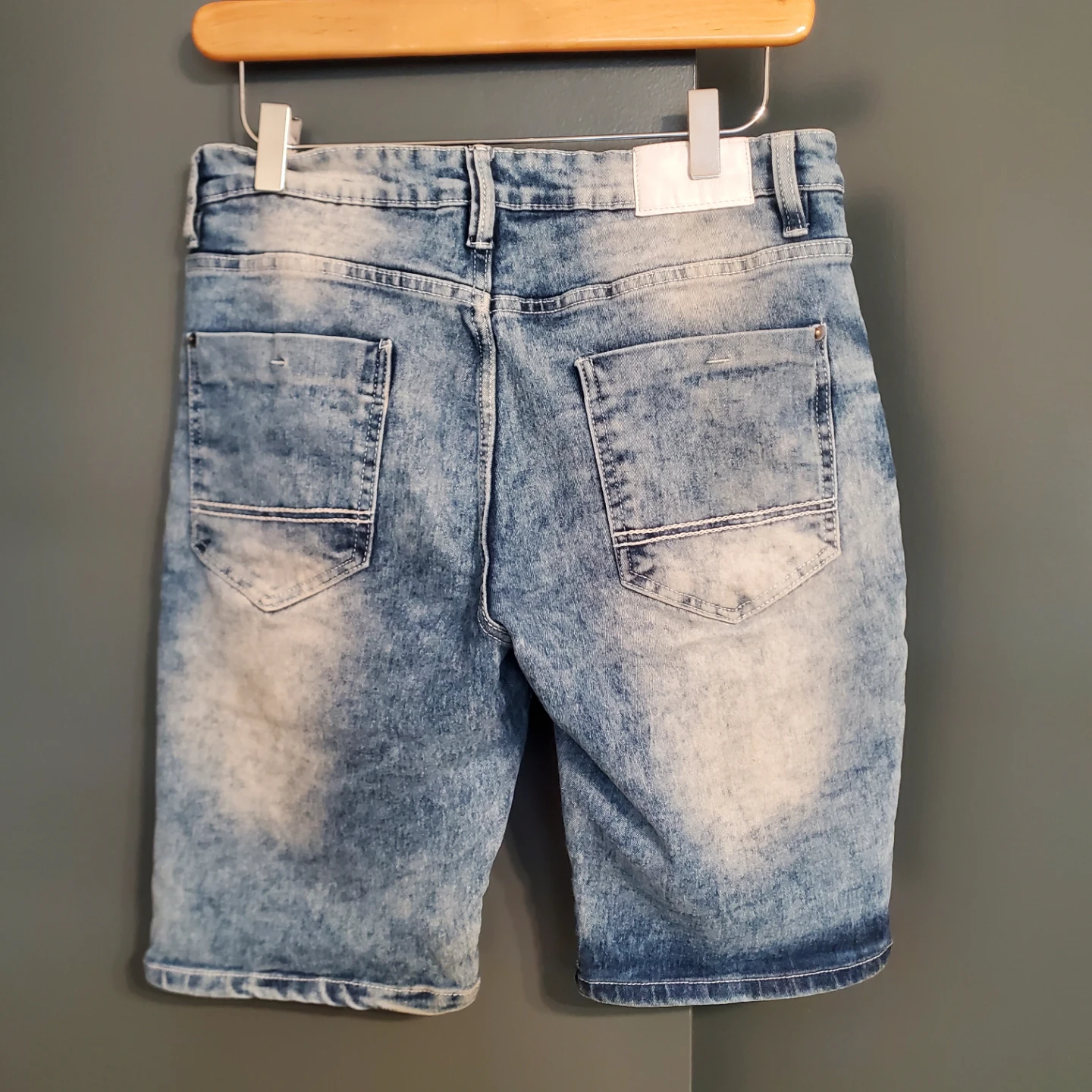 Southpole Men's Denim Moto Shorts ⚽ - photo 3