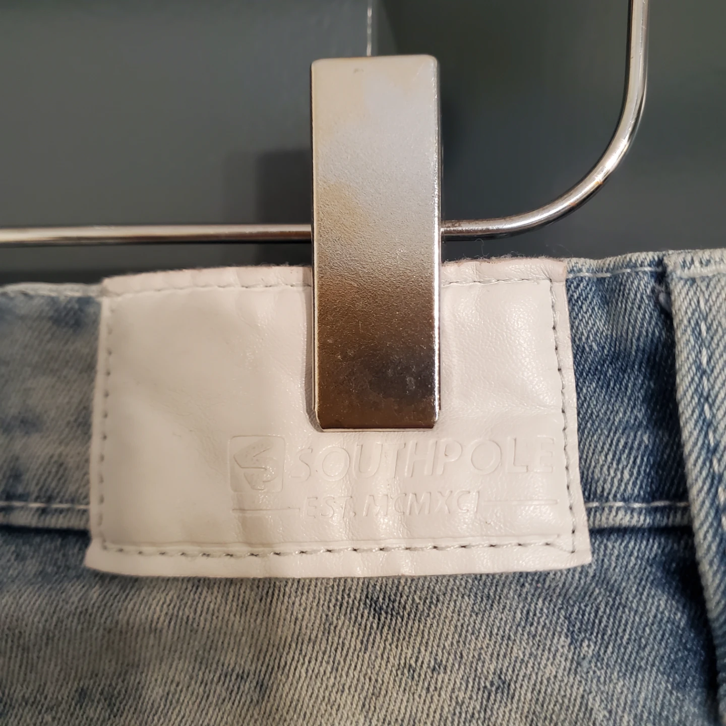 Southpole Men's Denim Moto Shorts ⚽ - photo 5