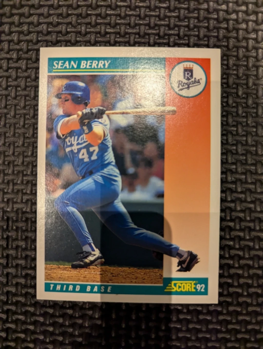 ⚽ 1992 Score Baseball Card - Sean Berry