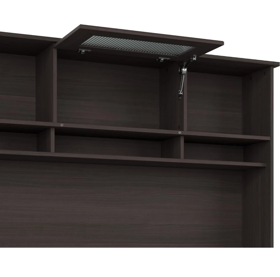 Bush Furniture Cabot Hutch in Heather Gray - photo 3