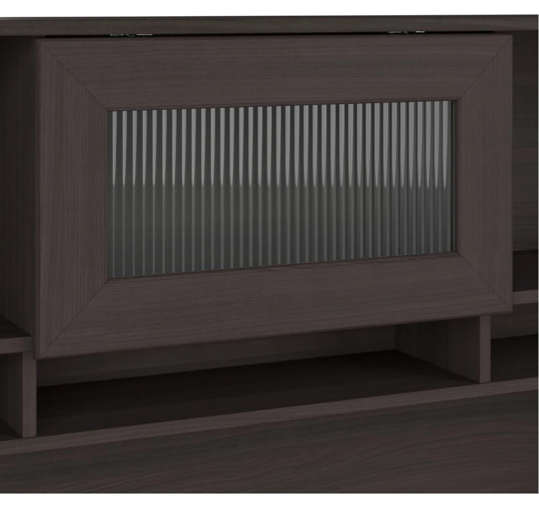 Bush Furniture Cabot Hutch in Heather Gray - photo 5