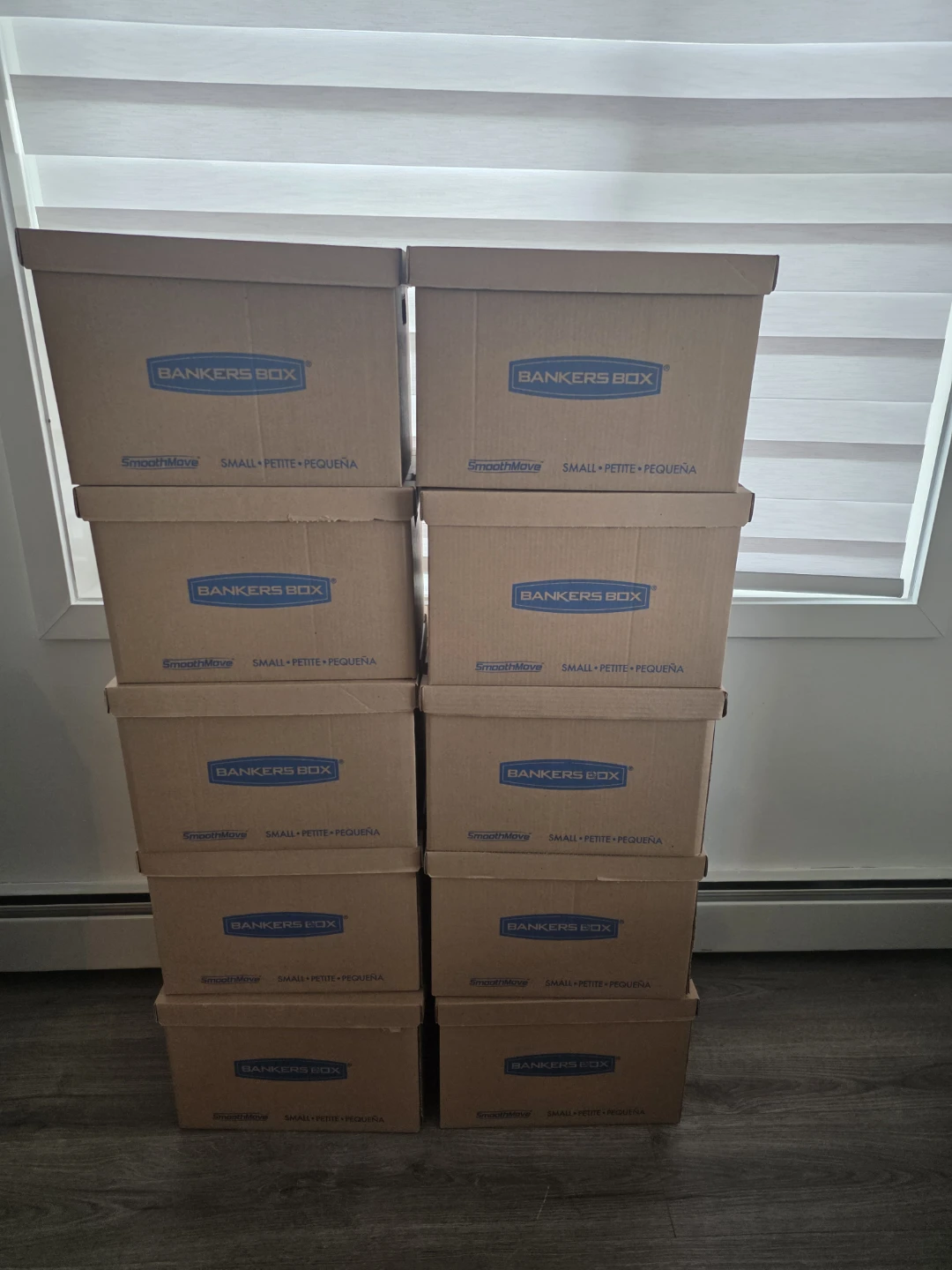 10 Bankers Box SmoothMove Small Moving Boxes