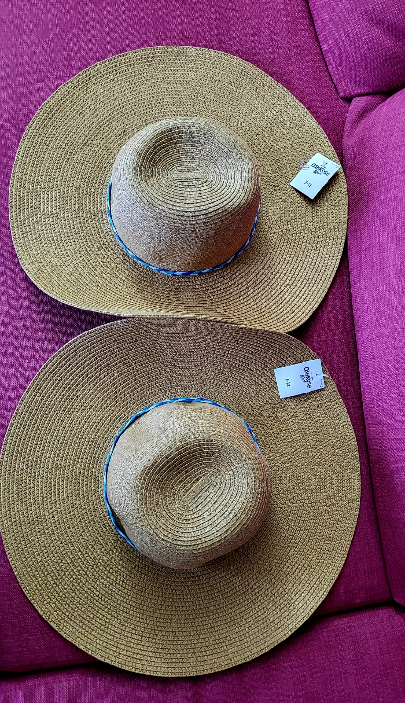 Charming Summer Sun Hats - Set of 2