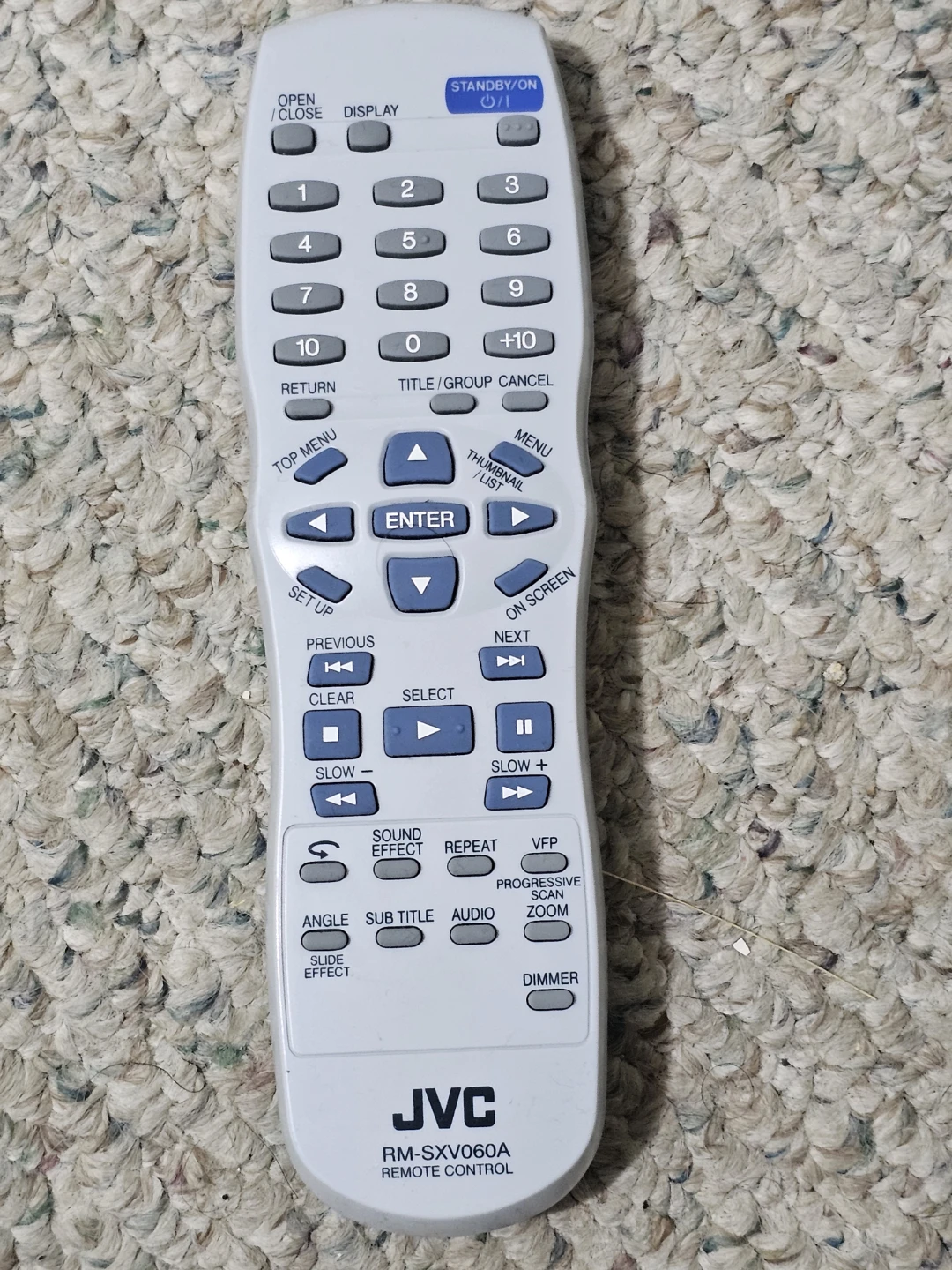 JVC RM-SXV060A Remote Control