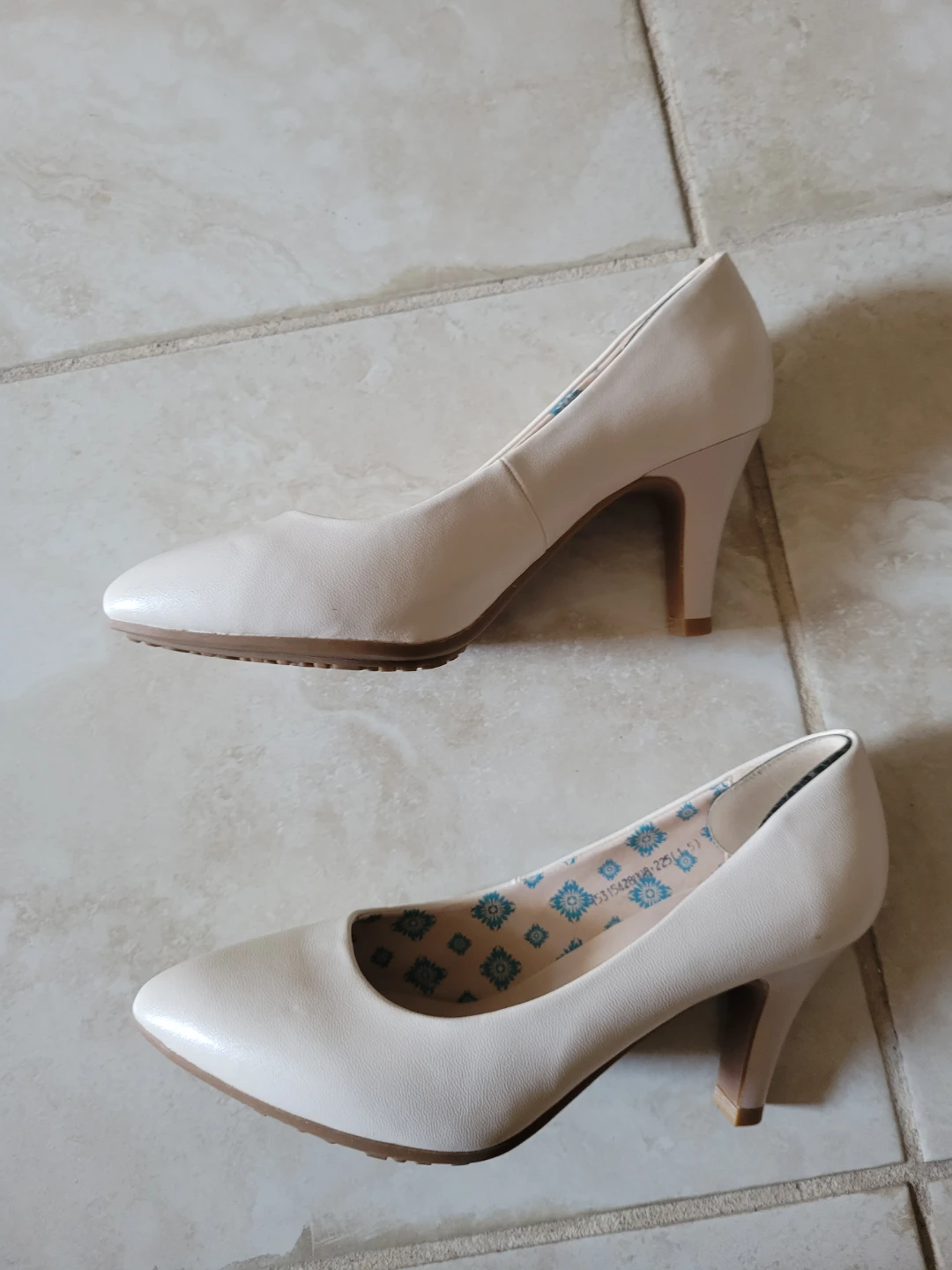⚽ Women's Heels - Cream - photo 2