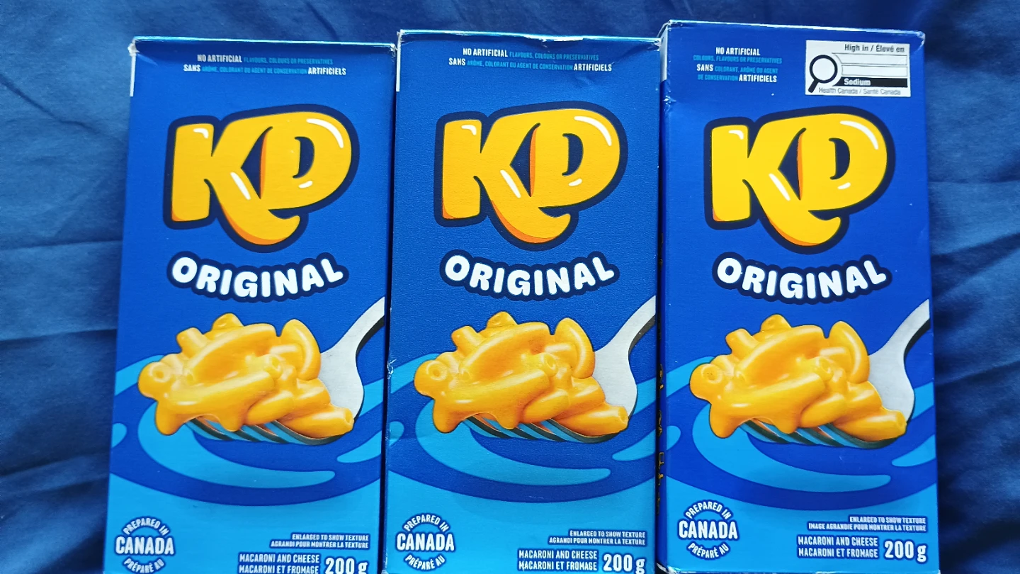⚽  FREE! 3x Kraft Dinner Original Mac & Cheese