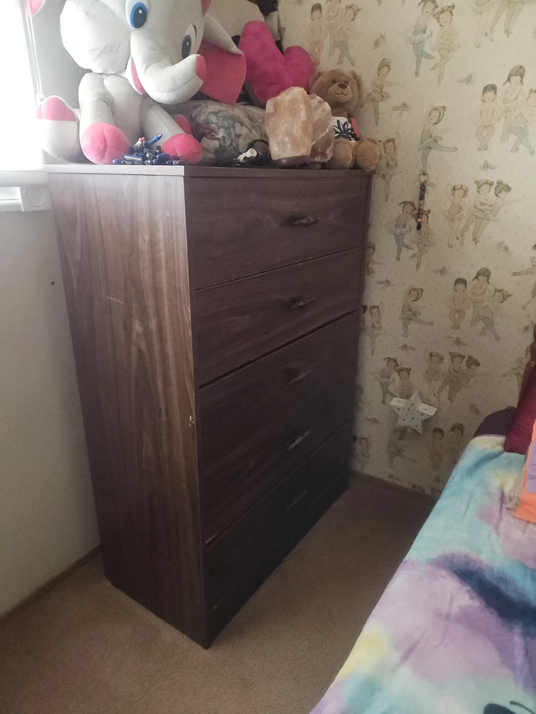 Wooden 5-Drawer Dresser - photo 2