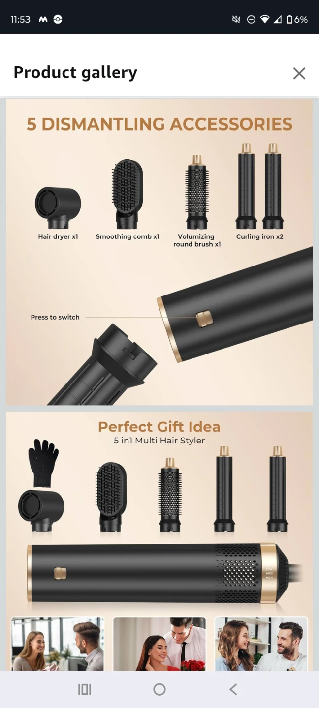 5-in-1 Hot Air Styler Set - photo 4