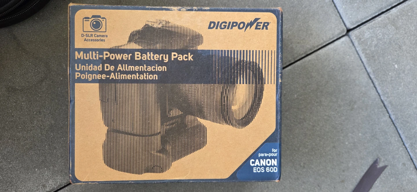 DIGIPOWER Multi-Power Battery Pack for Canon EOS 60D