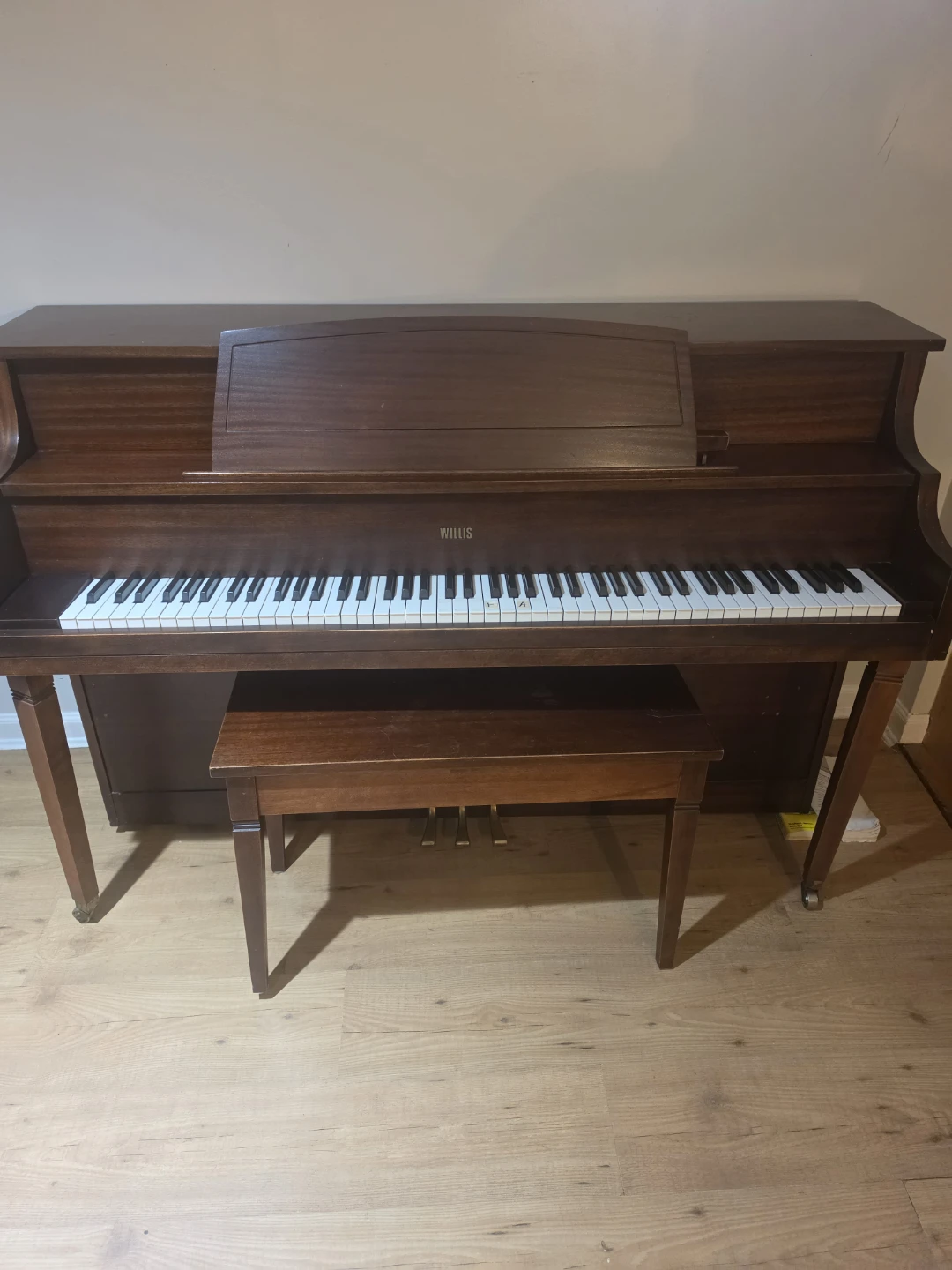 Willis Upright Piano with Bench - photo 3