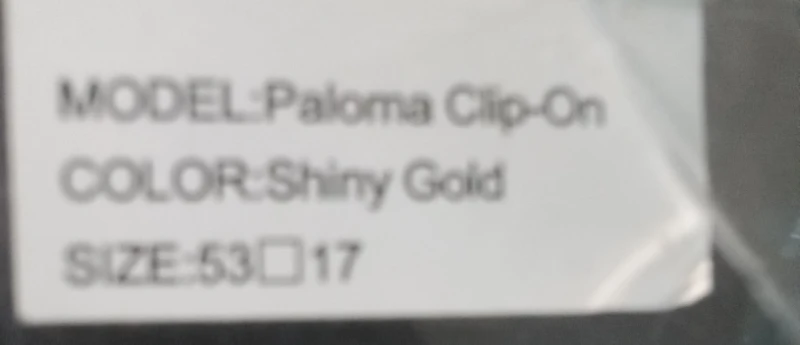 Christopher Cloos Paloma Clip-On Sunglasses - Shiny Gold - photo 2