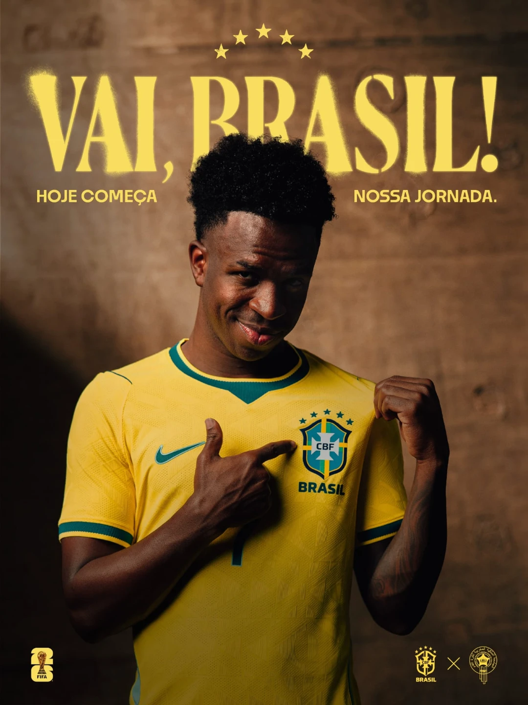 Brazil Soccer Jersey #7 - New