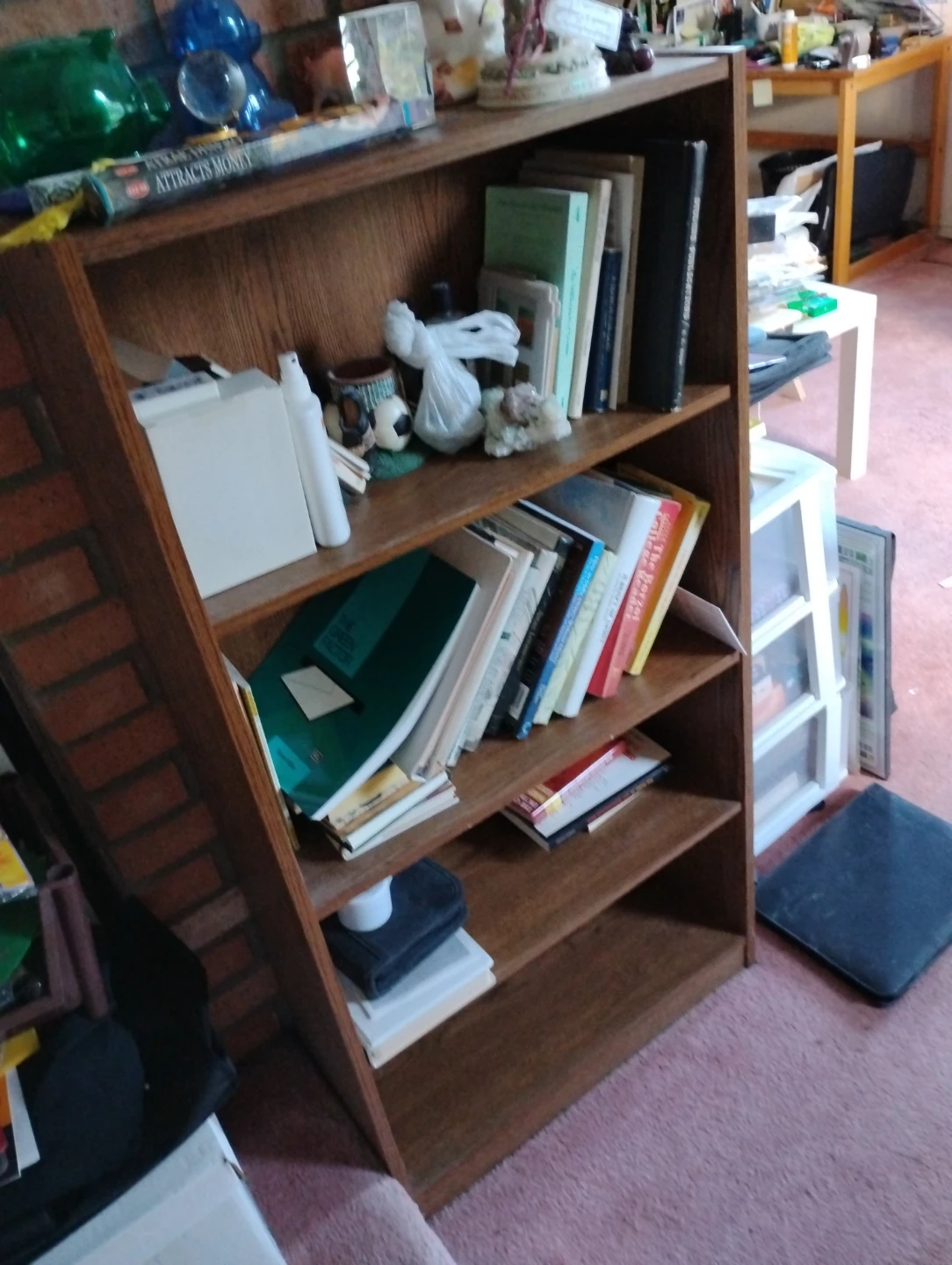 FREE Wooden Bookcase with 4 Shelves