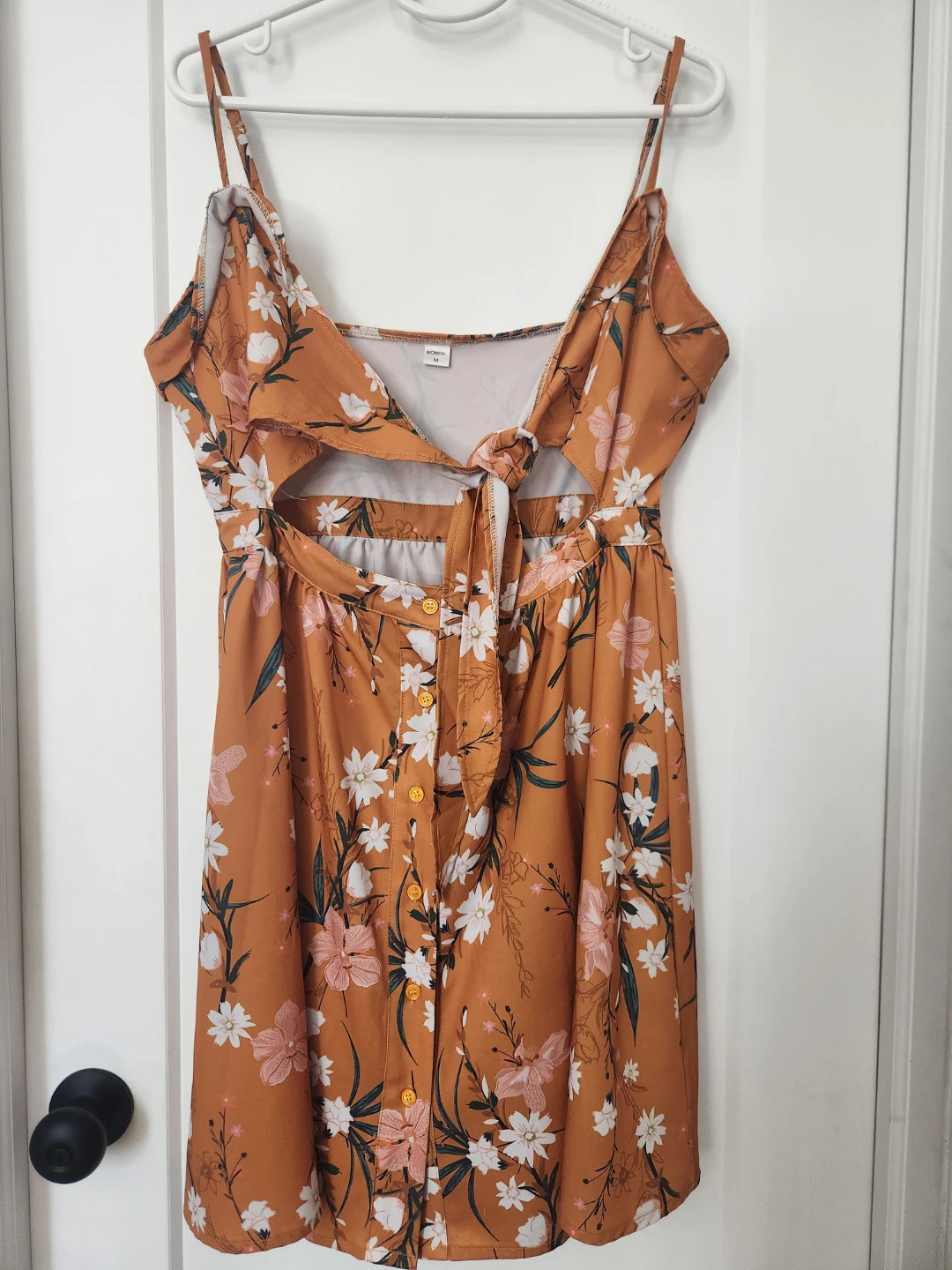 PatPat Women's Floral Print Button-Front Midi Dress - Size M ⚽