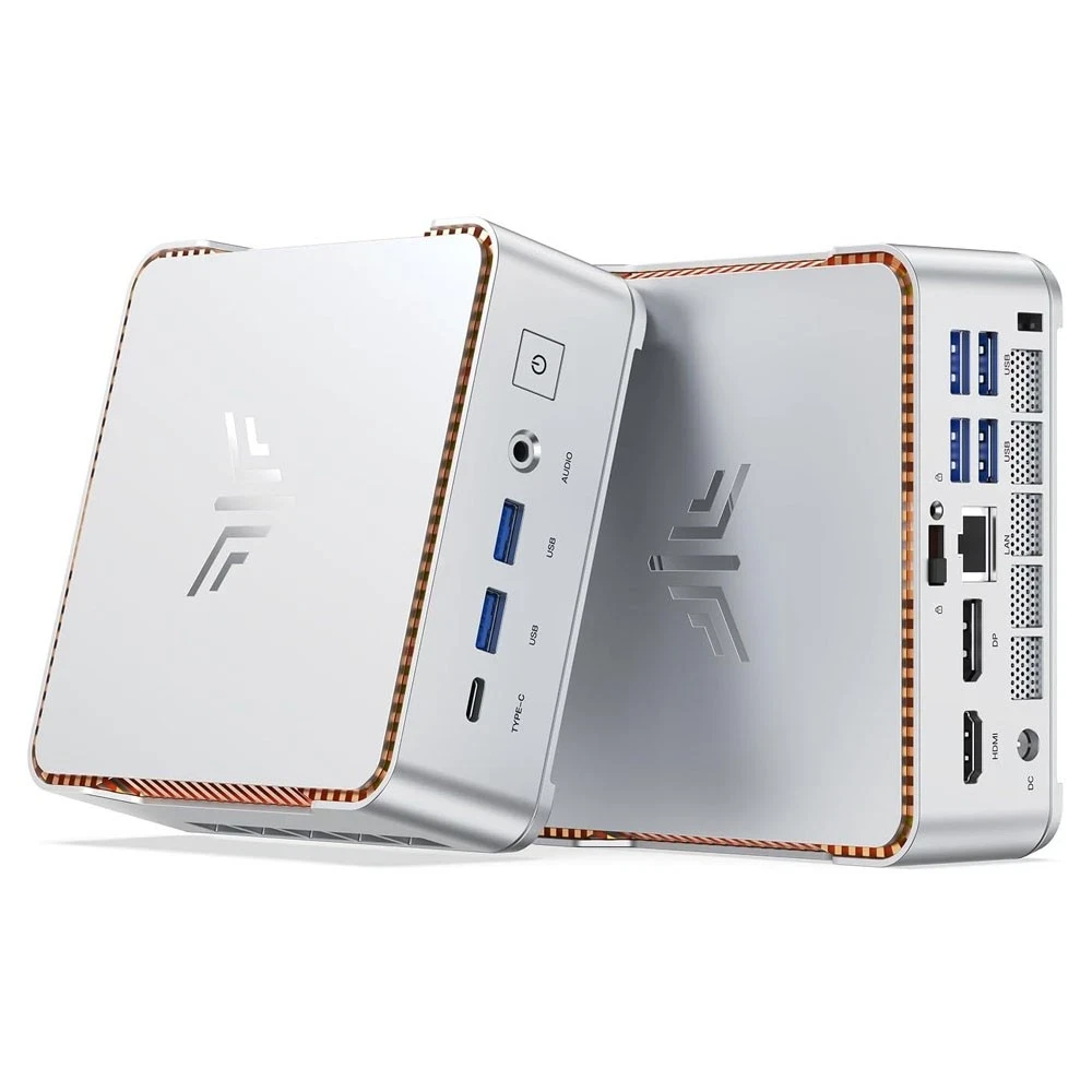 Mini PC with AMD Ryzen Embedded R2544, Type-C Port