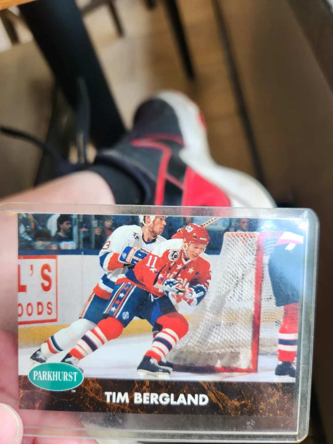 1992 Parkhurst Tim Bergland Hockey Card