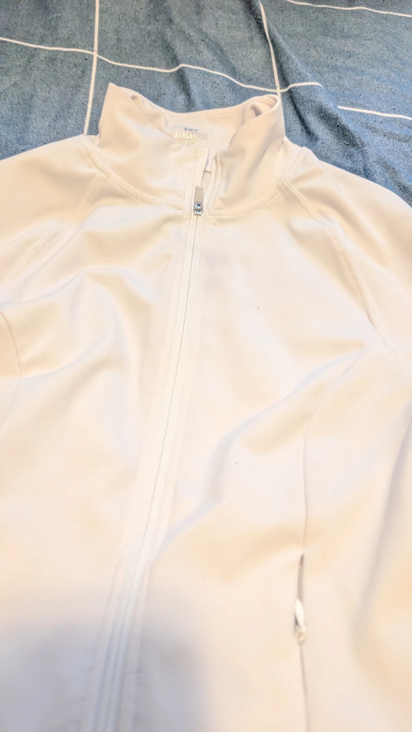 Athletic Works White Full Zip Jacket - photo 3