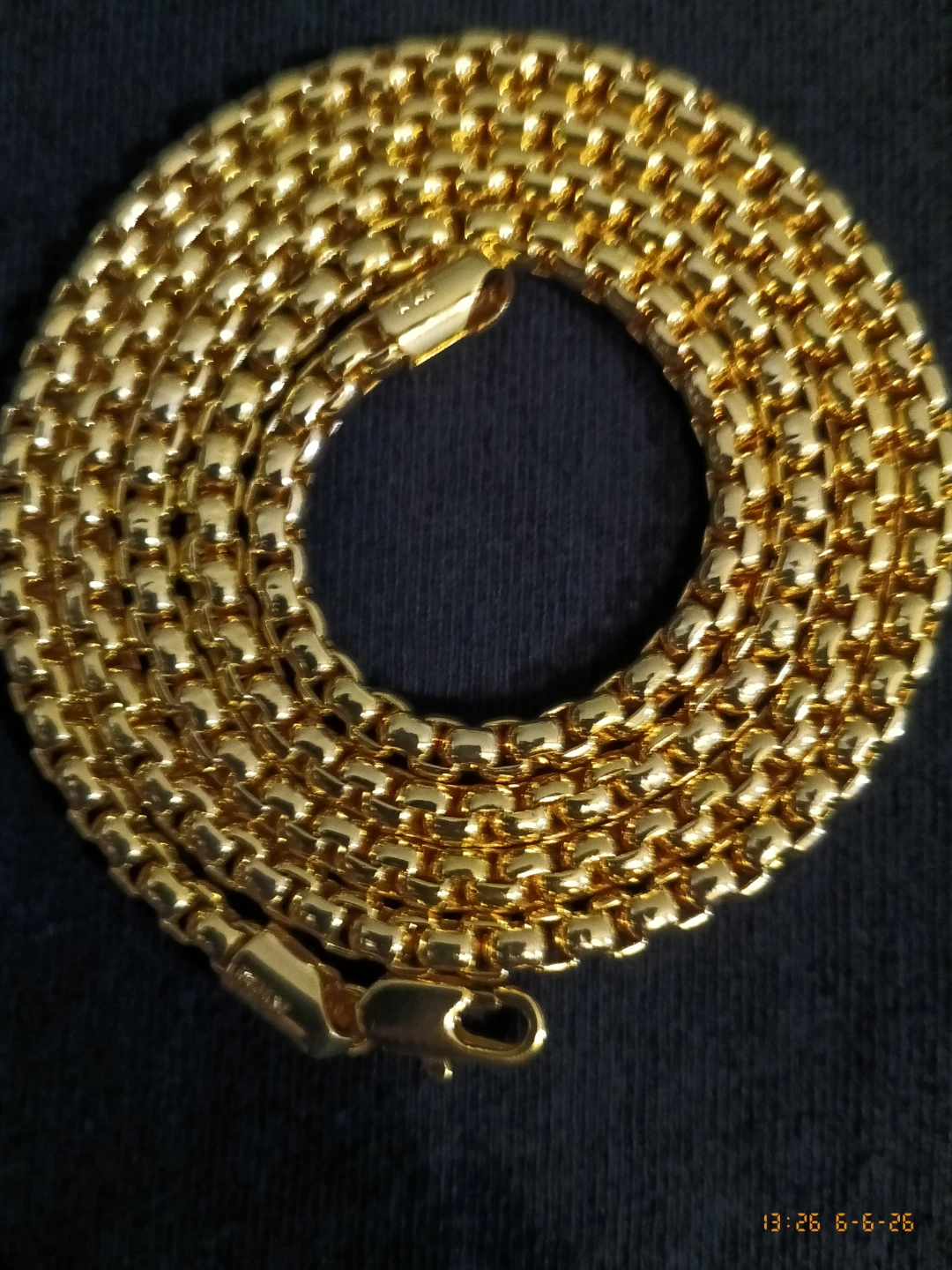 STERLING SILVER , 14K GOLD PLATED , 24 in - photo 2