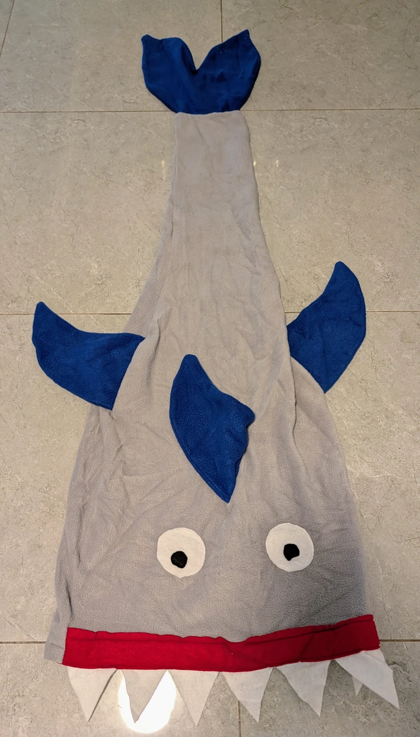 Kids Shark Hooded Blanket