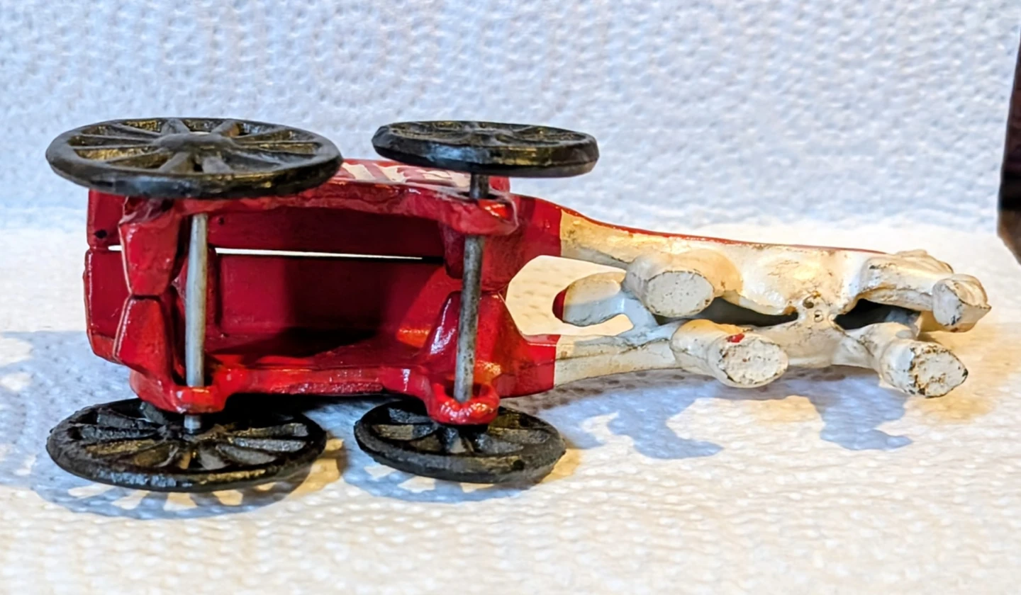 Vintage Cast Iron Ice Wagon and Nutcracker - Reproductions - photo 5