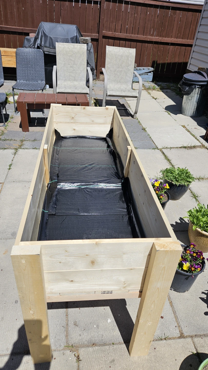 Raised Planter Boxes made with Canadian untreated spruce wood - photo 3