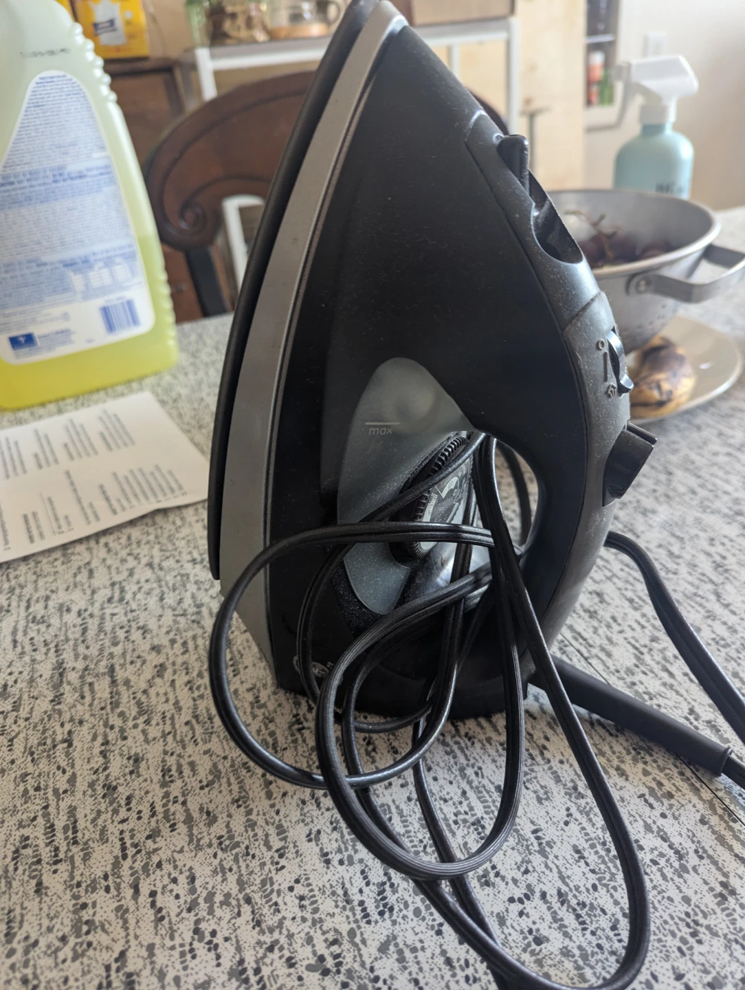 Black Steam Iron - photo 3