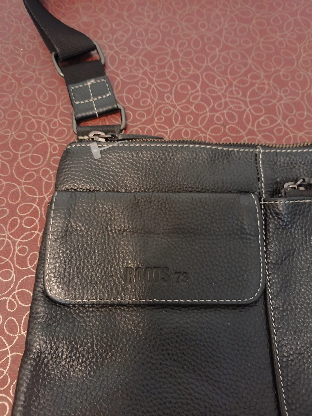 Roots 73 Black Leather Crossbody Bag - photo 4