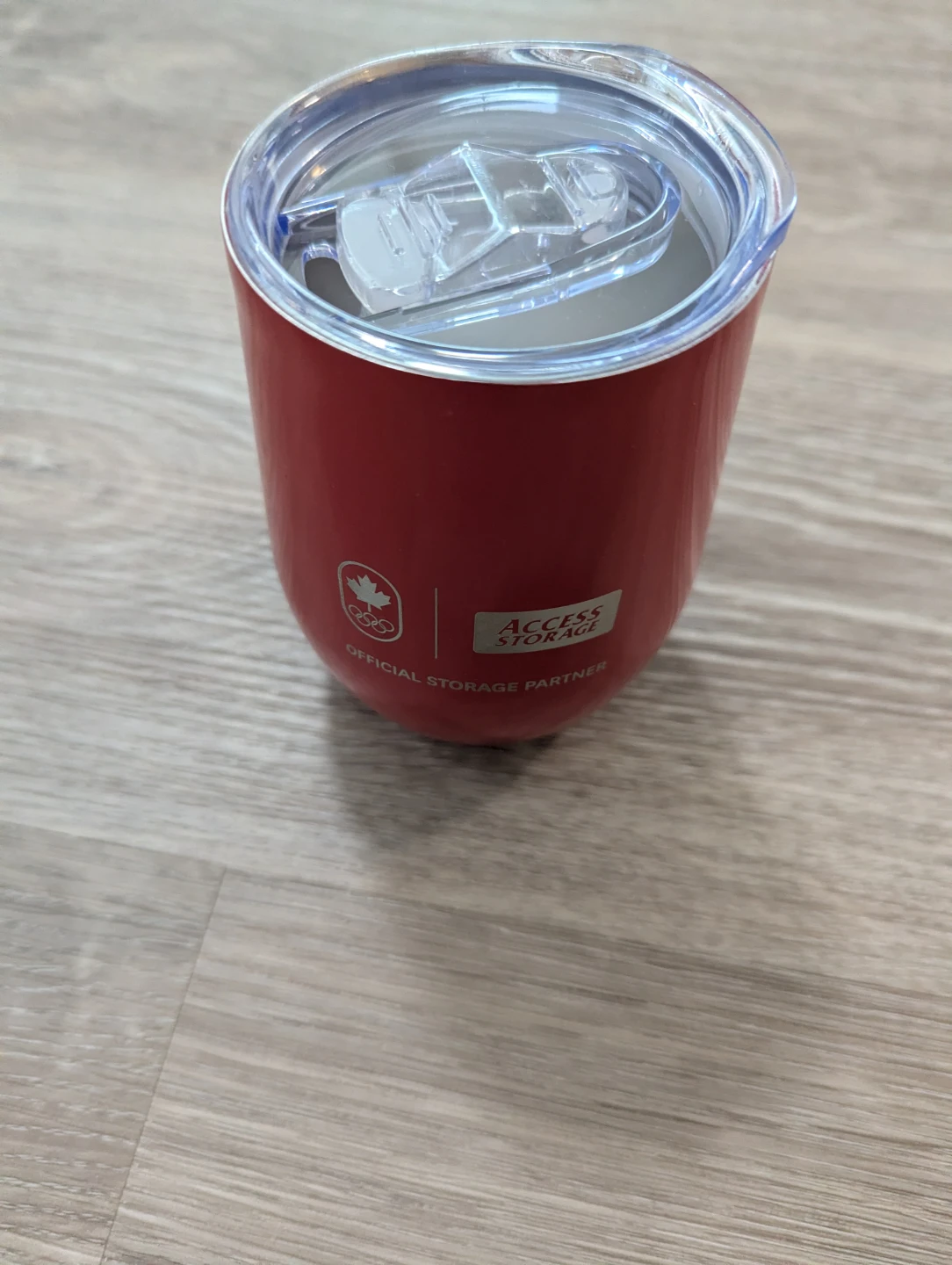 ⚽ Red Tumbler with Canadian Olympic Logo