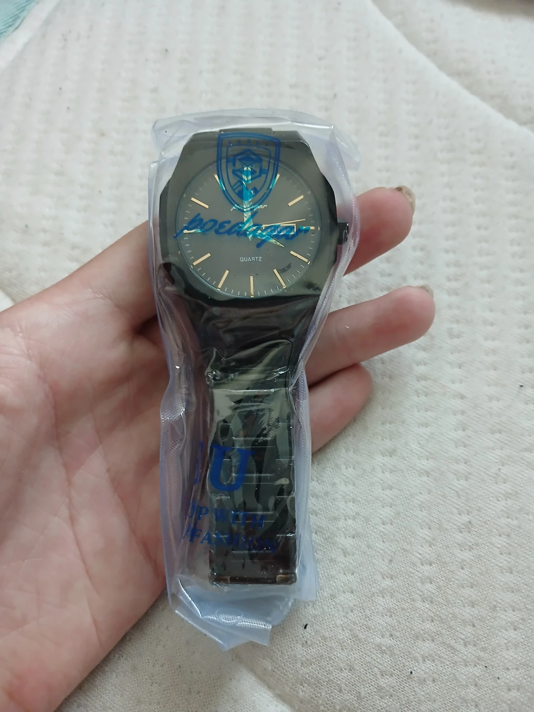 Black Poedagar Quartz Watch