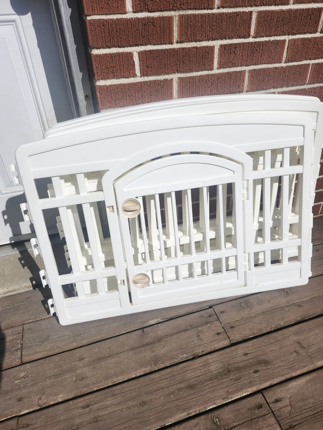 White Pet Playpen for Small Dogs - photo 2