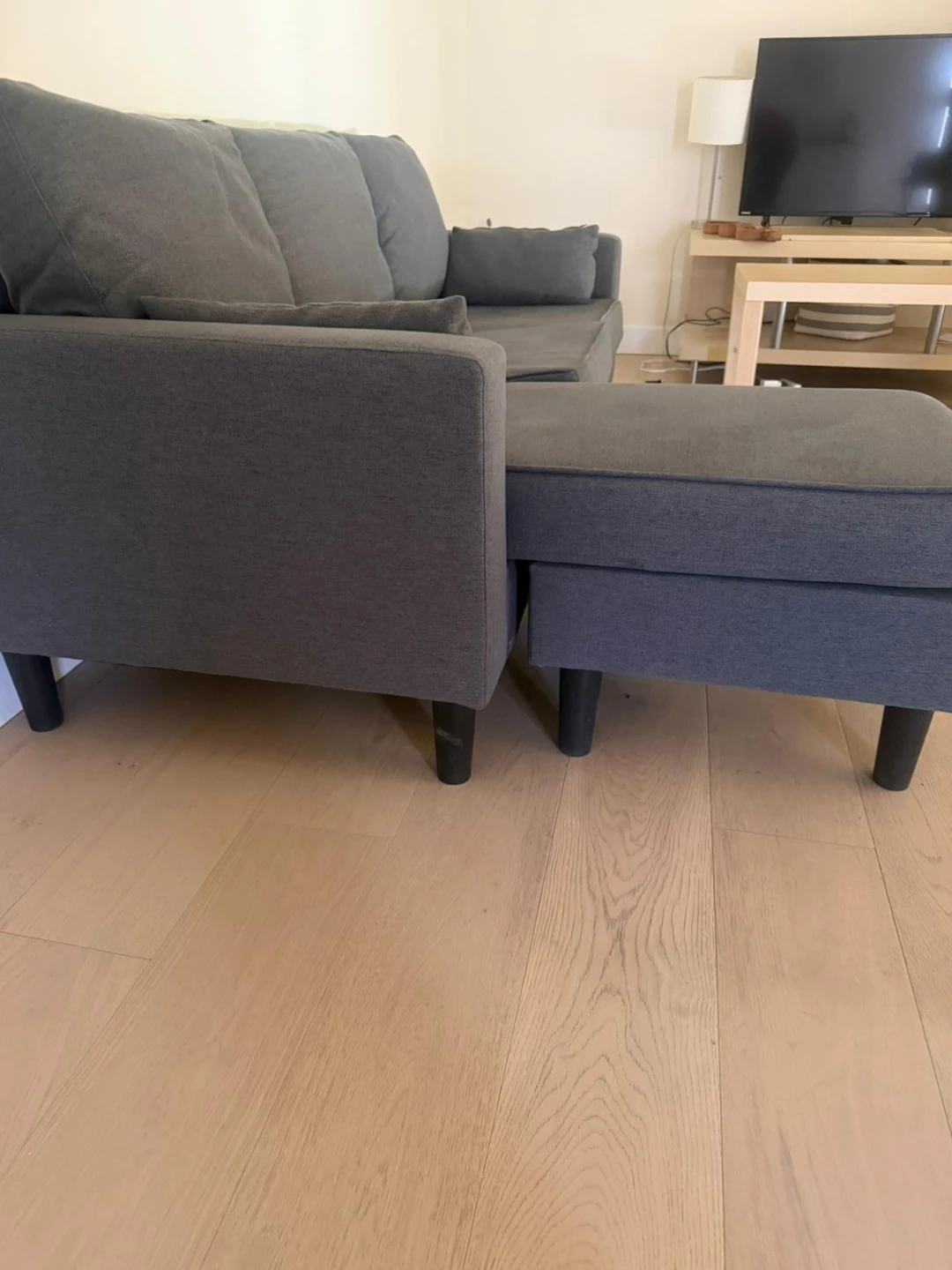 Grey Sectional Sofa with Chaise